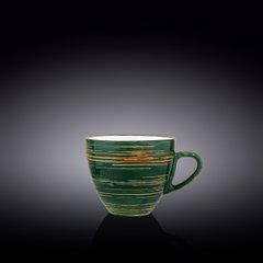 Чашка чайная Wilmax SPIRAL GREEN 300мл WL-669536/A