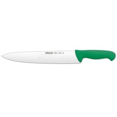 Нож кухонный поварской 30 см. 2900, Arcos с зеленой пластиковой ручкой (292321)