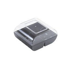 Коробка для 6 макарон 90 шт/ящ пластиковая, черная/прозрачная Silikomart