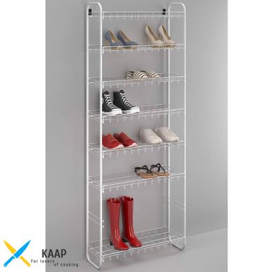 Етажерка METALTEX SHOE4 для взуття 8 рівнів 64x23x165см біле пластикове покриття (365508)