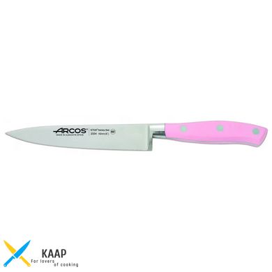 Ніж кухонний кухарський 15 см. Utility knife Arcos з рожевою пластиковою ручкою (233454)
