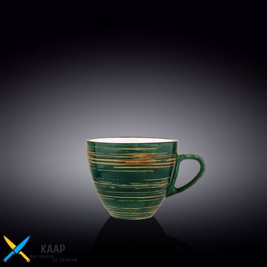 Чашка чайна Wilmax SPIRAL GREEN 300мл WL-669536/A