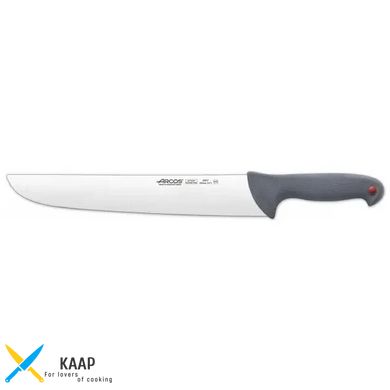 Кухонний ніж м'ясника 35 см. Colour-prof, Arcos із сірою пластиковою ручкою (240700)