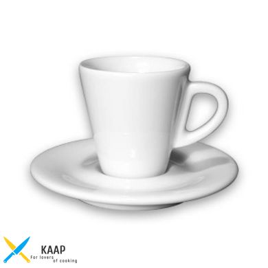 Блюдце 11,5 см. Фарфоровое, белый Favorita espresso, Bari espresso Edex Ancap