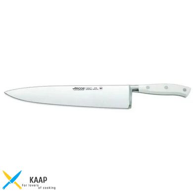 Нож кухонный поварской 30 см. Riviera White, Arcos с белой пластиковой ручкой (233824)
