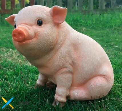 Фігурка садова декоративна Engard "Свинка сидить" 19,1 х11, 3х15, 8 см (PG-09)