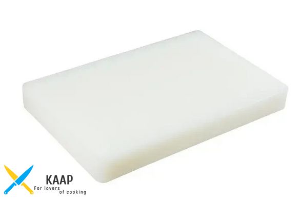 Доска разделочная 44х30х2 см. пластиковая, белая
