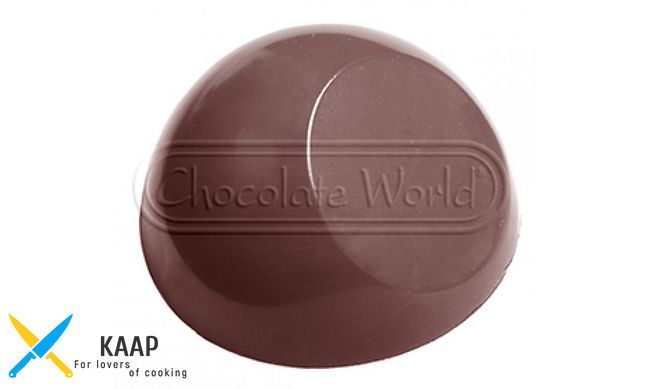 Форма для шоколада "полусфера" 27,5x27,5x15 мм. Chocolate World