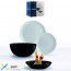 Сервіз столовий Diwali Black&Granit 19 предметів Luminarc P4358