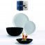 Сервіз столовий Diwali Black&Granit 19 предметів Luminarc P4358