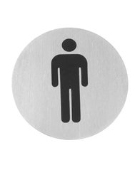 Табличка информационная самоклеящаяся "Для мужчин" Ø7.5 см, Hendi