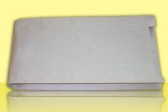 Пакет бумажный с боковой складкой для хлеба 27х13х7 см., 52 г/м2, 1000 шт/ящ жиростойкий бурый краф