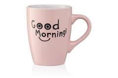 Чашка Good Morning, 330 мл, розовая, керамика ARDESTO