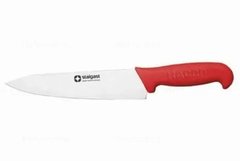 Кухонний ніж кухарський 26 см. Stalgast з червоною пластиковою ручкою (218251)