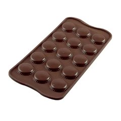Силіконова форма для шоколаду Macaron 30х7 мм.
