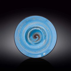 Тарелка глубокая Wilmax SPIRAL BLUE d25,5см/V1500мл WL-669624/A