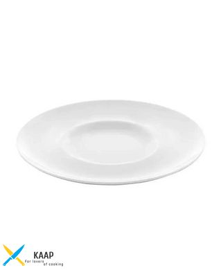 Тарелка с широкими бортами 31 см белая Bianco, Fine Dine