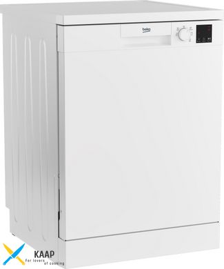 Отдельно устанавливаемая посудомоечная машина DVN05321W - 60 см./13 компл./5 программ/А++/белый Beko
