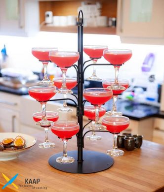 Підставка для келихів "Коктейльне дерево". Вміщує до 12 склянок (не входить до комплекту). Beaumont