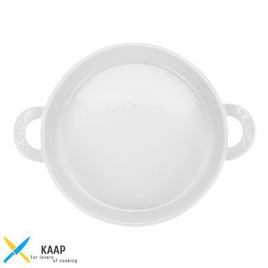 Форма для запікання кругла Fissman 23х6 см / 1,3 л порцеляна (14150)