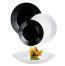 Сервіз столовий Harena Black & White 18 предметів Luminarc N1518 чорно-білий