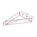 Упаковка-трикутник для шматка піци 210х180х35 ІІ крафт паперова (EKO)