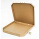 Коробка для піци 450х450х40 мм, бура картонна (паперова)