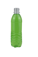Бутылка ПЭТ "Волна" 0,33 литра пластиковая, одноразовая (крышка отдельно)