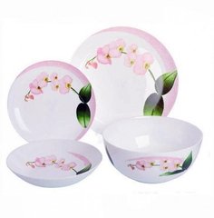 Сервіз столовий "Diwali Pink Orchid" 19 предметів Luminarc Q0055