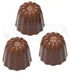 Форма для шоколада "Пудинг" 24,50x23,50x21,50 мм (21 шт.)