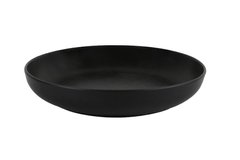 Салатник круглий 835 мл., 22х4 см. фарфоровий, чорний у крапку Seasons Black, Porland