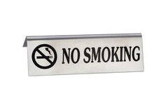 Табличка NO SMOKING Не палить чорний текст (шт)