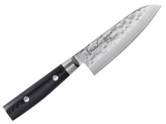 Кухонный нож Сантоку 12,5 см. ZEN, Yaxell с черной ручкой из Канва-Микарта (35512)