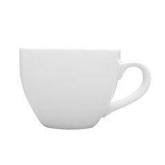 Чашка 250мл. фарфоровая, белая Nana, Lubiana (блюдце 204-1746)