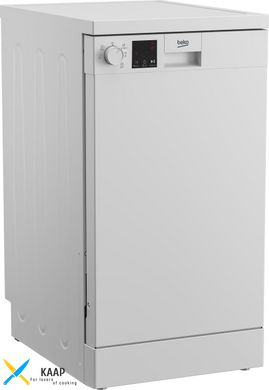 Отдельно устанавливаемая посудомоечная машина DVS05025W - 45 см./10 компл./5 программ/А++/белый Beko