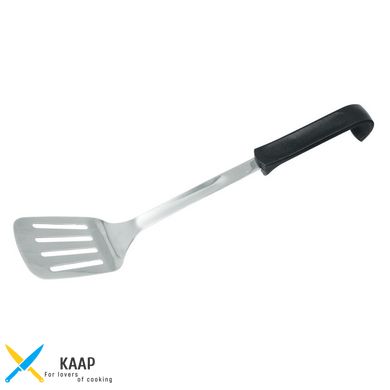 Лопатка кухонная перфорированная 35,5 см с пластиковой черной ручкой Kitchen Line, Hendi