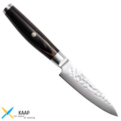 Нож для чистки овощей 100 мм дамасская сталь, серия KETU Yaxell