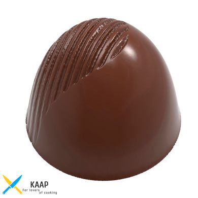 Форма для шоколаду полікарбонатна Американський трюфель смугастий10 г Chocolate World 12091 CW