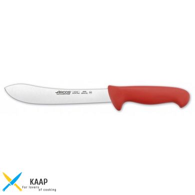 Нож кухонный мясника 20 см. 2900, Arcos с красной пластиковой ручкой (292622)