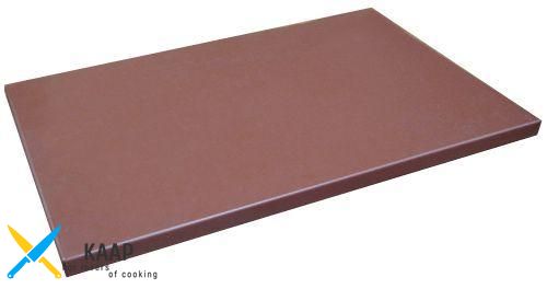 Доска разделочная коричневая 500х300х20 мм серия "Basic line" 453520
