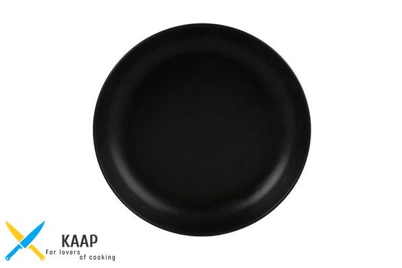 Салатник круглий 835 мл., 22х4 см. фарфоровий, чорний у крапку Seasons Black, Porland