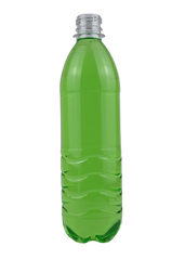 Бутылка ПЭТ "Волна" 0,5 литра пластиковая, одноразовая (крышка отдельно)