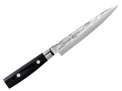 Нож кухонный для нарезки 15см. ZEN, Yaxel с черной ручкой из Канва-Микарта (35516)