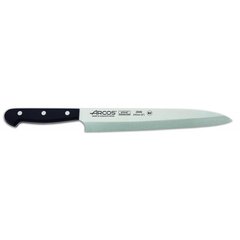 Кухонный нож Yanagiba 24 см. Universal, Arcos с черной пластиковой ручкой (289904)