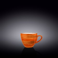 Чашка чайная Wilmax SPIRAL ORANGE 190мл WL-669335/A