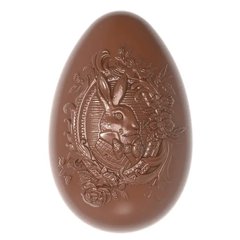 Форма для шоколаду "Яйце з кроликом" 87x56, 5x33, 5 мм., 6 шт., 70 гр. з полікарбонату Chocolate Worl