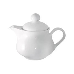 Чайник заварочный 1250мл. фарфоровый, белый Wersal, Lubiana