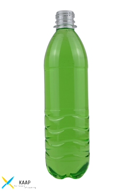 Пляшка ПЕТ "Хвиля" 0,5 літра пластикова, одноразова (кришка окремо)