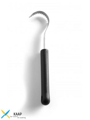 Кухонный нож декоративный для масла 20 см. Hendi с черной пластиковой ручкой (856192)