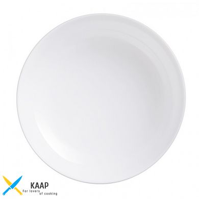 Блюдо/Форма для запекания/салатник 180х68 мм, 1,3 л. стеклокерамическое, белое DIWALI, Luminarc